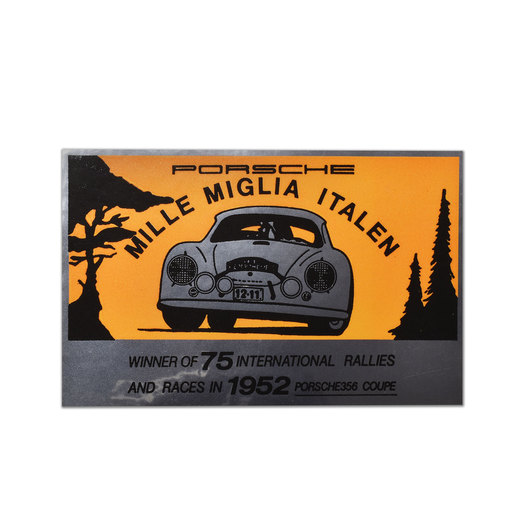 PORSCHE MILLE MIGLIA ITALEN ステッカー