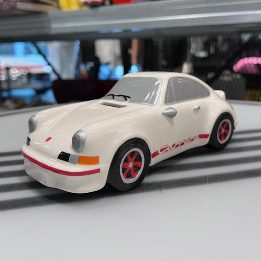 Porsche 911 貯金箱 / White - Red