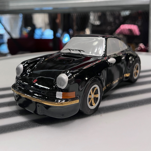 Porsche 911 貯金箱 / Black - Gold