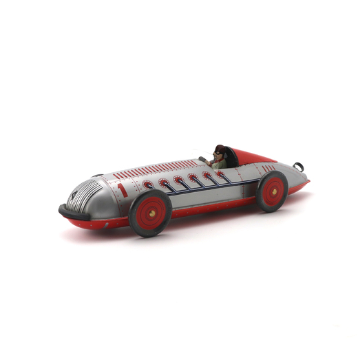Spiral Race Car Silver
