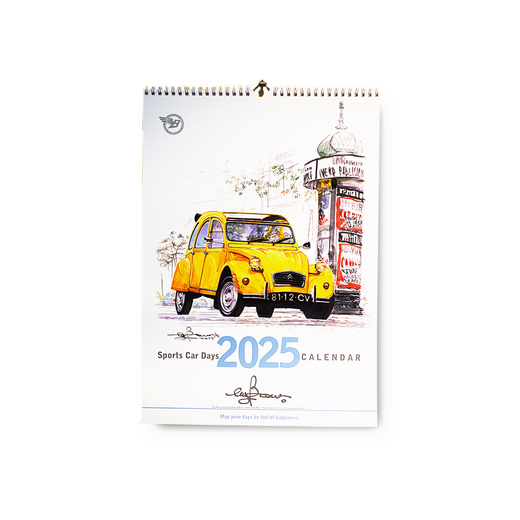 100 sports cars bow illustration japan