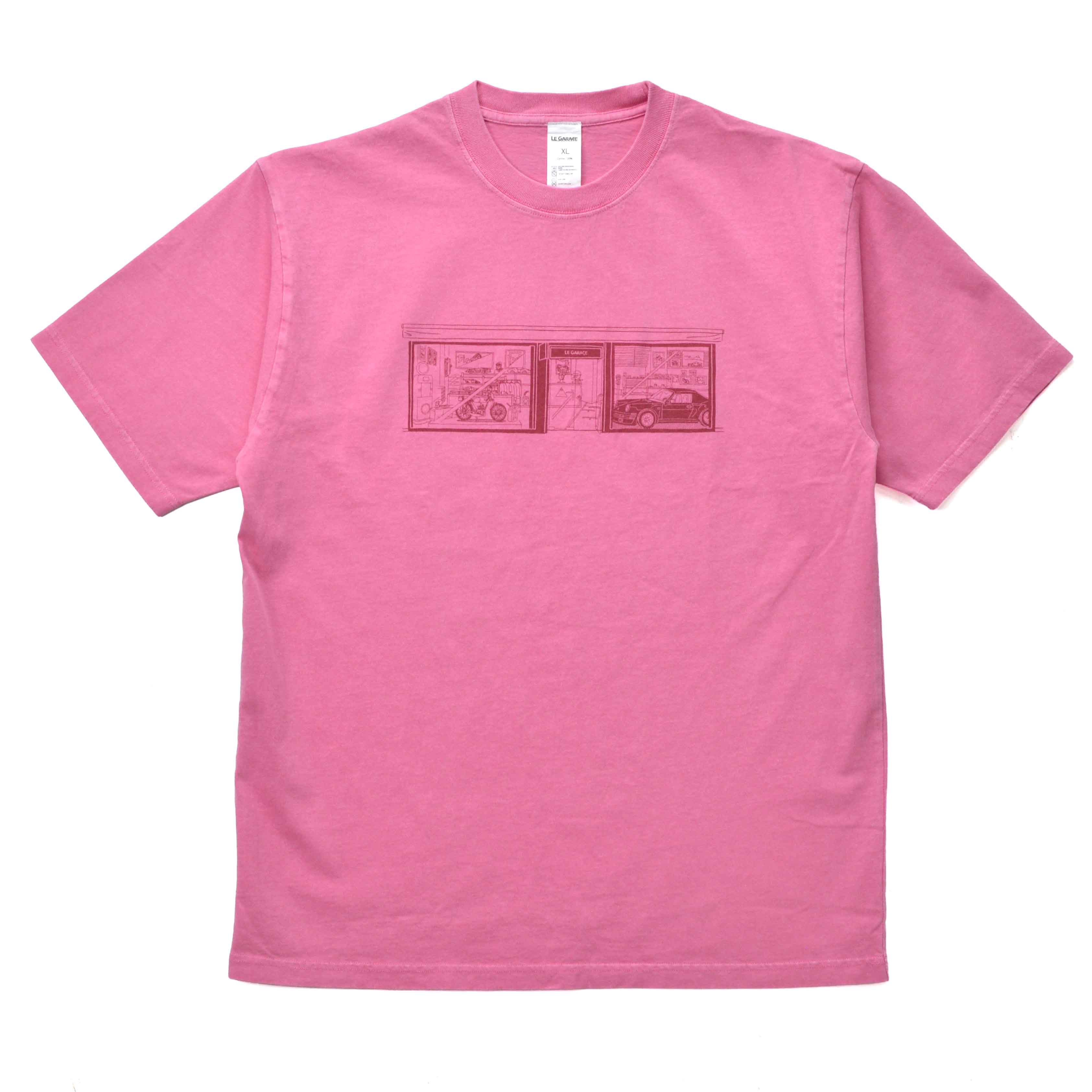 LE GARAGE（ル・ガラージュ）LE GARAGE イラストTシャツ / PINK ｜ LE