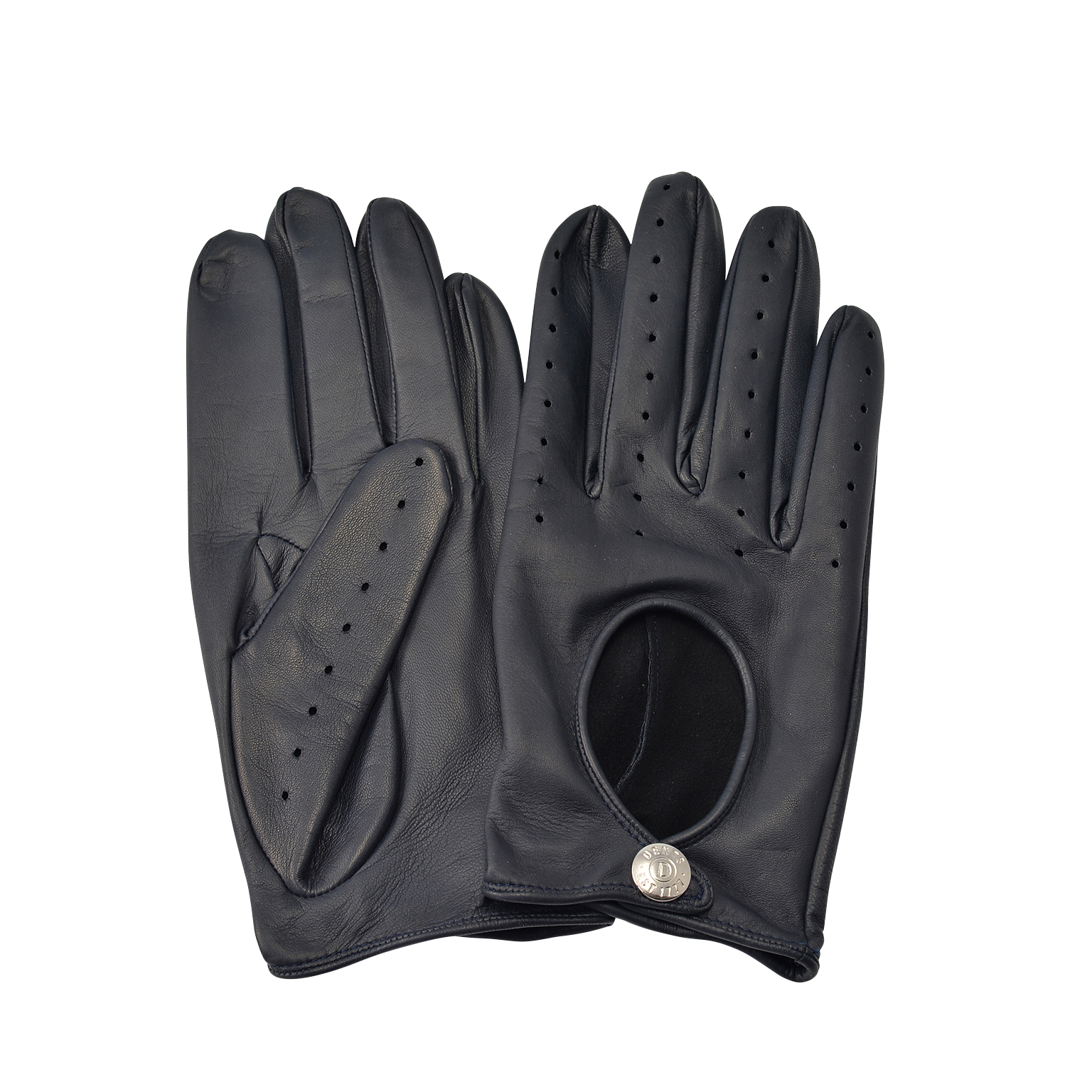 DENTS（デンツ）Heritage Leather Driving Gloves - Navy ｜ LE GARAGE