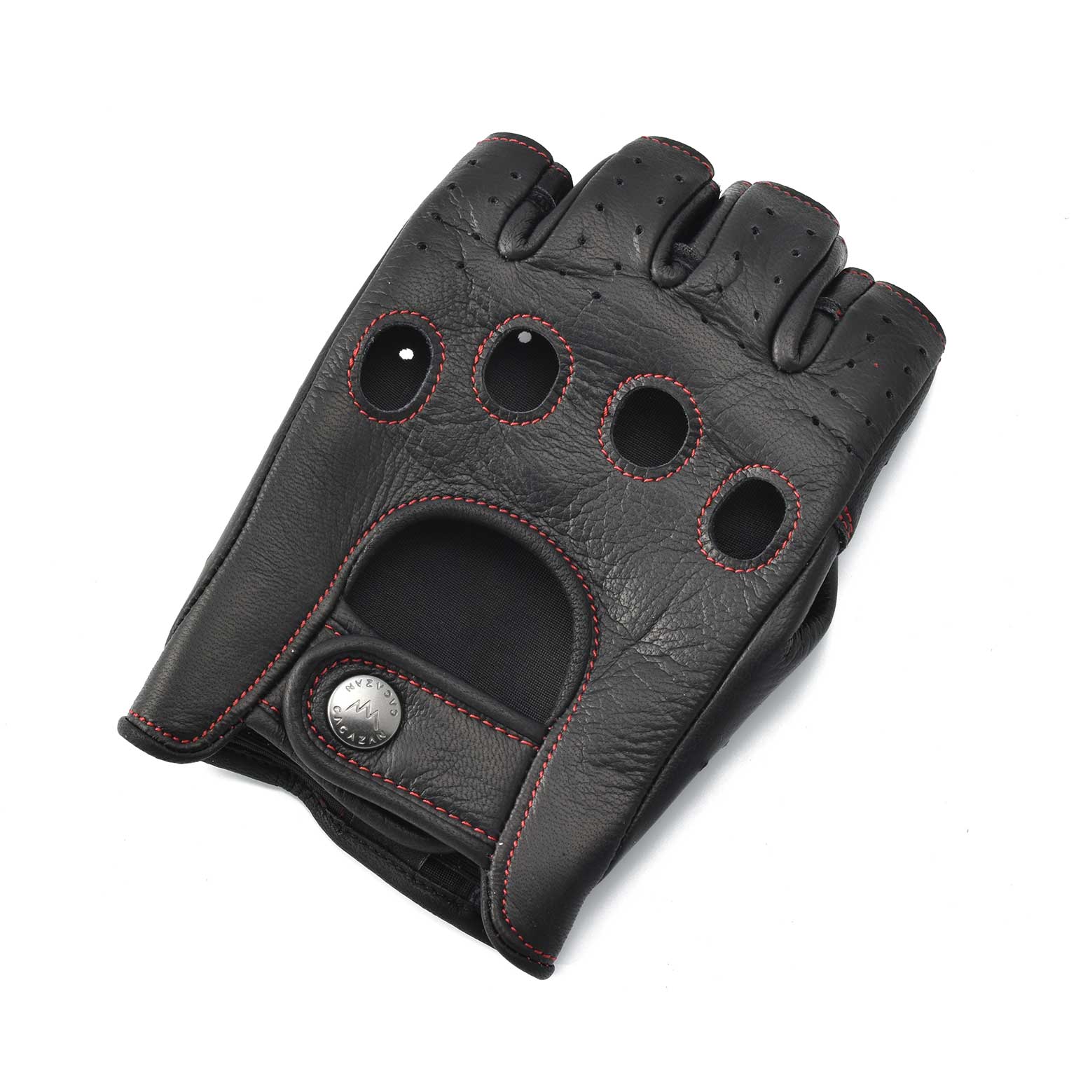 CACAZAN（カカザン）Driving Gloves / DDR-040 Black(Redステッチ) ｜ LE GARAGE