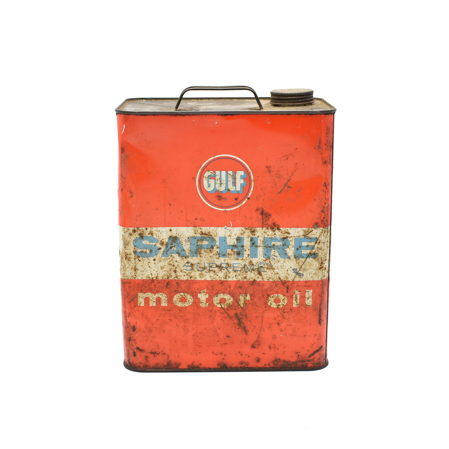 オイル缶 / Gulf SAPHIRE SUPREME motor oilイメージ2