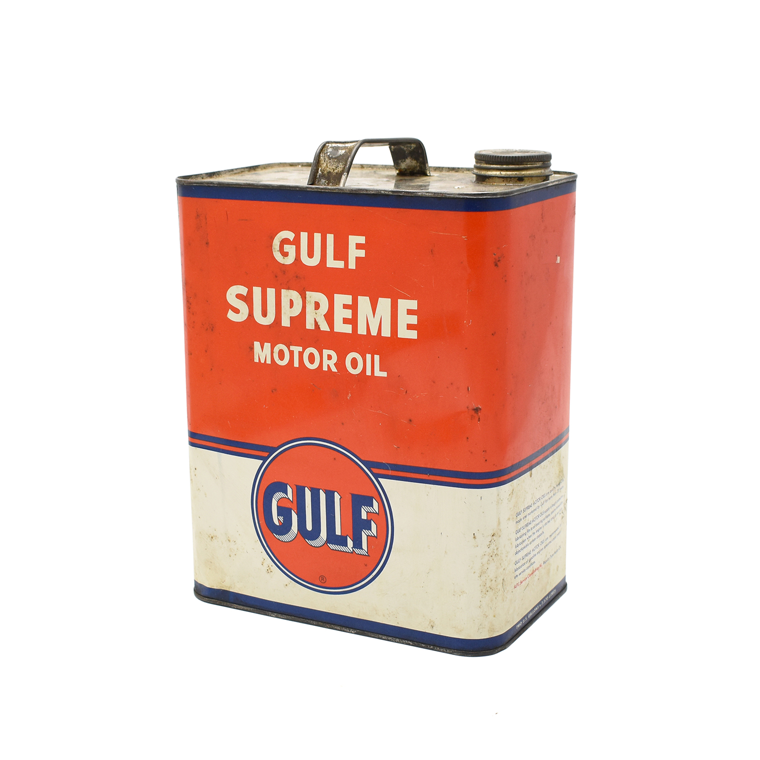 オイル缶 / Gulf SUPREME MOTOR OILイメージ1