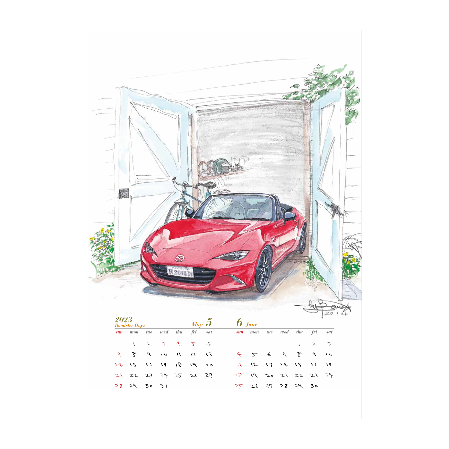 カレンダー / Roadster Days 2023イメージ2