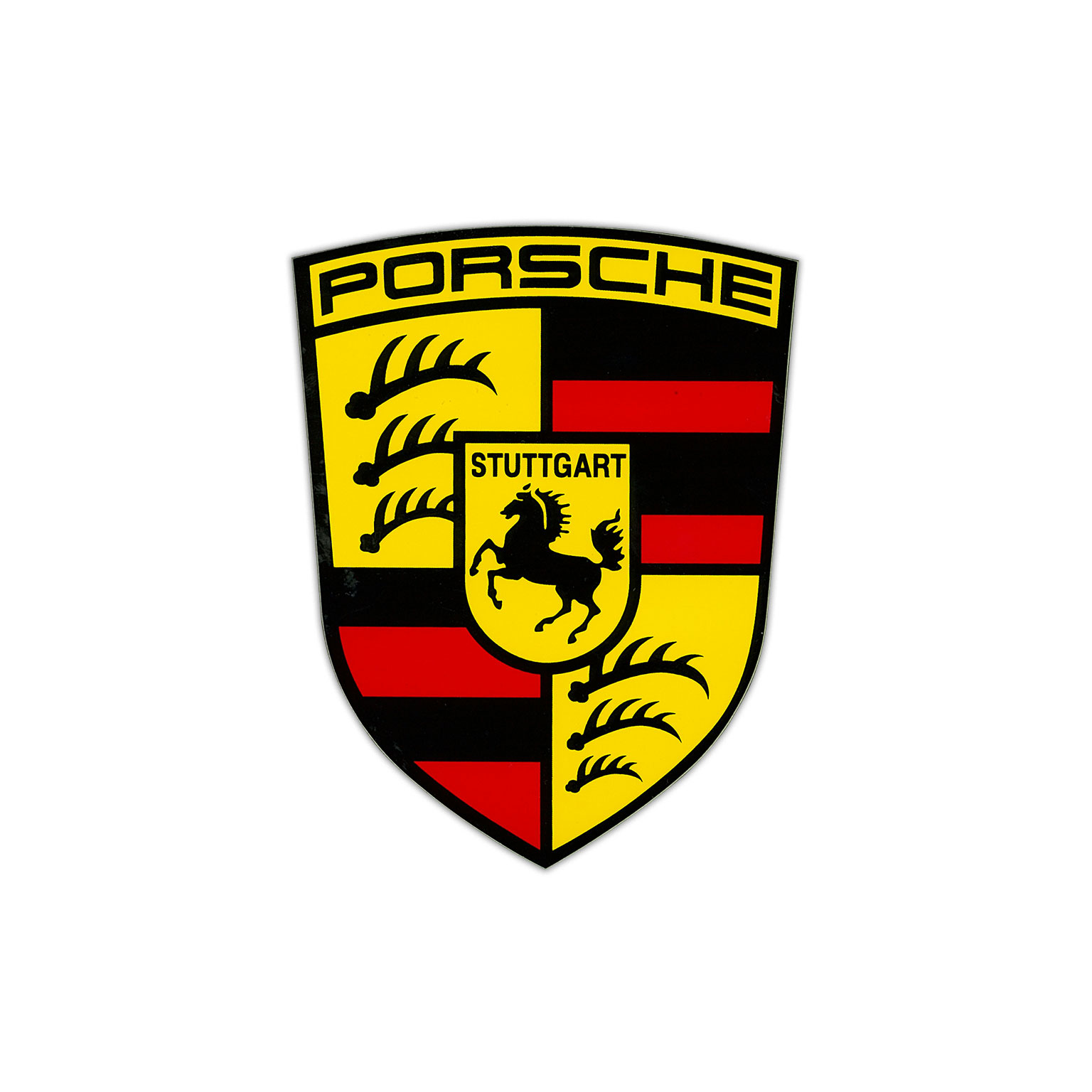 PORSCHE クレスト ステッカー - XL ｜ LE GARAGE