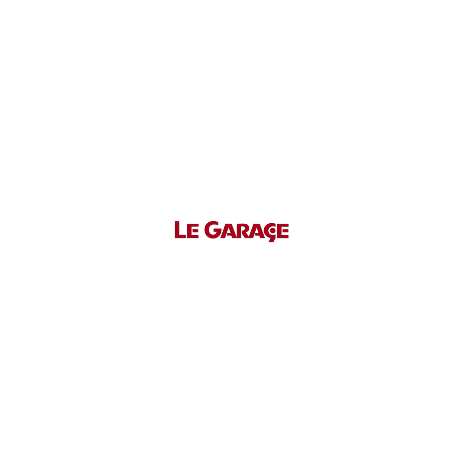 LE GARAGE ロゴステッカー 5cm レッドイメージ0