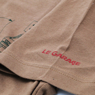 LE GARAGE ガレージTシャツ / BROWNサムネイル6