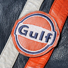 GULF レーシング レザー ジャケット ネイビーサムネイル3