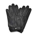 Heritage Leather Driving Gloves - Blackサムネイル0