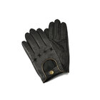 Touchscreen Leather Driving Glove - Blackサムネイル0