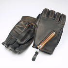 Bike Gloves / ZZR-055 Black/Orangeステッチサムネイル0