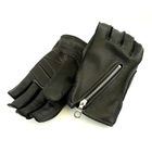 Bike Gloves / ZZR-055ex Black/シルバーステッチサムネイル0
