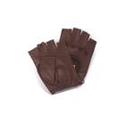 Half Driving Gloves - Brownサムネイル1