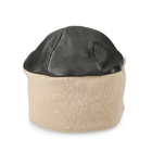 Leather Knit Cap - Black / Ivoryサムネイル0