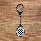 Chequerboard Key Chain / Whiteサムネイル0