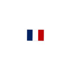 フランス国旗 ステッカー Mサムネイル0